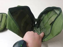 Molle-Bolsa de caza para exteriores, accesorios, riñonera, herramientas de supervivencia, Kits médicos portátiles para cinturones tácticos, mochila de hombro