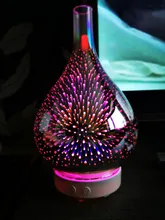 Air-Humidifier Diffuser-Mist-Maker Firework Essential-Oil Ultrasonic Aroma Glass 3D