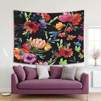 Tapestry Watercolor Pattern With Red Pink Flowers Floral Colourful Design Tropical Theme
Tapestry Watercolor Pattern With Red Pink Flowers Floral Colourful Design Tropical Theme