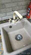 Tap-Crane Kitchen-Sink-Faucet Hot-Water-Mixer Frap Double-Handle F5408 Cold 360-Rotation