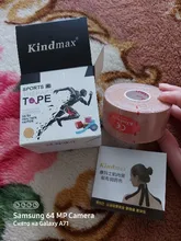 Kindmax-Cinta de kinesiología fija para alivio del dolor de rodilla, cinta de belleza para estiramiento facial, 5cm, 5m, herramientas de eliminación de arrugas