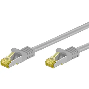 Patch cable Cat.7 Plug RJ45 6A S/FTP LSZH 7.5m Gray 
Patch cable Cat.7 Plug RJ45 6A S/FTP LSZH 7.5m Gray