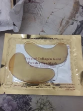 InniCare, 20 piezas de cristal, colágeno, oro, máscara para los ojos, antienvejecimiento, ojeras, belleza acné, parches para el cuidado de la piel de los ojos, Cosméticos Coreanos