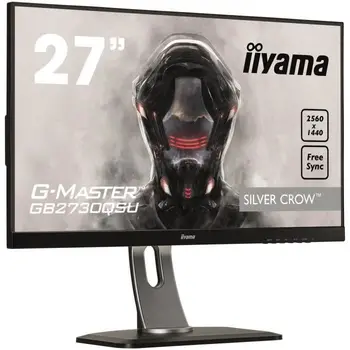 

Screen PC Gamer - IIYAMA G-Master Silver Crow GB2730QSU-B1-27-TN Panel-1 ms - DisplayPort / DVI-D / HDMI - AMD FreeSync