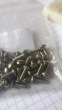 304-Stainless-Steel Screws Mechanical-Screw Button-Head Allen Bolt Hex-Socket M2.5 ISO7380
