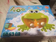 Cangrejo de burbuja musical juguetes bebe juguetes baño  juguetes para niños Piscina bañera jabón automático de la máquina de los cangrejos Rana burbuja Automático de música de la máquina tiktok Venta caliente Estilo