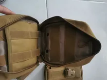 Molle-Bolsa de caza para exteriores, accesorios, riñonera, herramientas de supervivencia, Kits médicos portátiles para cinturones tácticos, mochila de hombro
