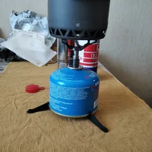 Outdoor Camping Tripod-Holder Oil-Bottle Stove Support Fixed-Bracket Gas-Cylinder Foldable