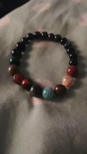 Pulsera de piedras naturales para hombre y mujer, brazalete de cuentas con sistema Solar, Chakra, Yoga, para amantes de los ocho planetas