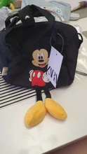 Nueva Disney Mickey Mouse dibujos animados chica bolso de los niños bolsa de almacenamiento de las niñas de dibujos animados Mickey Minnie Mouse bolso bolsos de hombro