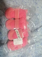 4 Uds. Zapatos de invierno gruesos para mascotas, zapatos antideslizantes para botas, calzado para mascotas, productos para perros pequeños, gatos y cachorros