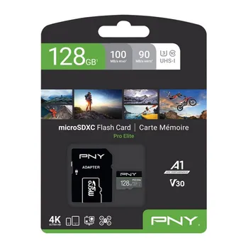 Micro SD Memory Card with Adaptor PNY Pro Elite C10
Micro SD Memory Card with Adaptor PNY Pro Elite C10