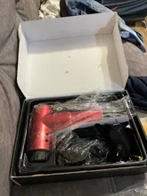 Pistola de masaje para terapia muscular, masajeador deportivo para el dolor, relajación corporal, adelgazamiento, alivio con 4 cabezales, 32 velocidades, 8000r/min