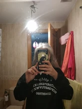 InsDoit Harajuku estampado clásico con letras negro sudaderas con capucha Streetwear largo de gran tamaño manga larga sudaderas con capucha de las mujeres de la Universidad otoño Camisetas largas