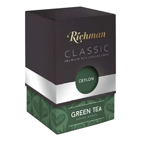 Фото Tea Green Richman classic Young Hyson leaf 100g | Игрушки и хобби