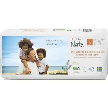 Ecological diapers NATY T5x40 layers
Ecological diapers NATY T5x40 layers