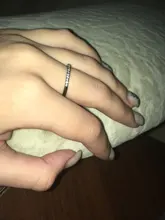 ZHOUYANG-anillos de compromiso de boda para mujer, Micro pavé de circonia cúbica, Color plata, joyería de moda de todos los tamaños R133