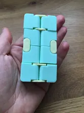 Rompecabezas cuadrado de cubo mágico infinito para niños y adultos, juguete de descompresión para aliviar el estrés, juego de mano divertido, laberinto de cuatro esquinas