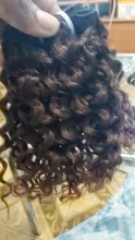 Hair-Bundles Human-Hair-Extensions Calla Kinky Curly Dark-Brown Double-Draw Natural Weft