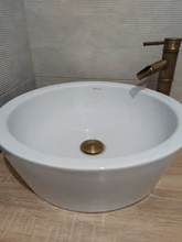 Drain Basin Sink Lavatory Brass-Material Bathroom Antique-Finish Clic-Clac Waterlet Pop-Up