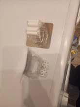 GUANYAO-Gancho adhesivo de pared multiuso, ganchos fuertes organizadores, soporte montado en el muro, ideal para escoba en cocina y baño