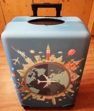 Cubierta protectora de equipaje gruesa, funda de equipaje de viaje elástica, antipolvo, accesorios de viaje, 18-32 pulgadas