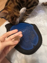 Guante de aseo suave para perros y gatos, herramienta de masaje y desodorización para pelo largo y corto, elimina la caída y Estera