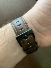 Correa para Apple watch de 44mm, 40mm, iWatch de 42mm y 38mm, correa Retro de cuero de vaca para iwatch series 6 5 4 3 2 SE