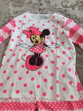 Conjuntos de pijama de Minnie para niños, ropa de dormir de manga larga, pijama de princesa de Mickey, primavera y otoño