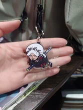 LLavero de una pieza con colgante acrílico de doble cara, accesorios de Anime, llavero de dibujos animados, 2019