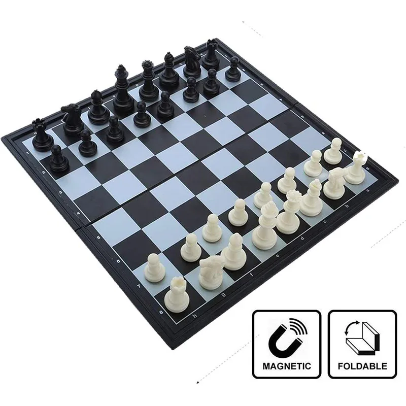 Luoyer Magnetic Chess Set 12.4Inch/32cm Portable Travel Chess Set Folding Chessboard Chess Pieces Chess Board Games Sets
Luoyer Magnetic Chess Set 12.4Inch/32cm Portable Travel Chess Set Folding Chessboard Chess Pieces Chess Board Games Sets