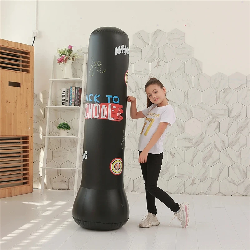 Generic 120/150/160cm PVC Inflatable Free Standing Boxing Punching Bag