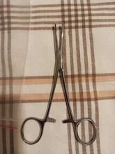 Pinzas de acero inoxidable Gato para perros, pinzas para hemostasia y depilación, limpieza de orejas, asiento de aguja para Limpieza del cabello de mascotas