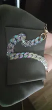 Resin Chain Accessory-Parts Handbag Luxury Strap Acrylic Transparent Shoulder Woman New-Fashion