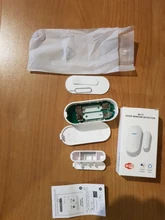 Sensor de puerta inteligente WiFi Tuya, detectores de puerta cerrados abiertos, Notificación por aplicación WiFi, Google Home, Alexa, ahorro de energía, funciona con batería por 1 año