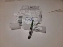 LAVIE-broca recta de carburo de tungsteno, broca de enrutador de doble flauta individual, vástago de 6mm, Fresa de madera para herramienta de carpintería, MC06020, 1 unidad