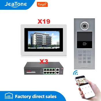 7'' Touch Screen WIFI IP Large Building Video Door Phone Intercom + 3POE Switch Access Control System Support Password/IC Card
7'' Touch Screen WIFI IP Large Building Video Door Phone Intercom + 3POE Switch Access Control System Support Password/IC Card