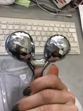 Rodillo masajeador 3D para piernas, Abdomen, cuello, glúteos, masaje Facial, rodillo de Estiramiento Facial giratorio 360, herramientas de cuidado de la piel, adelgazamiento corporal