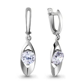 Silver earrings with cubic zirconia Swarovski
Silver earrings with cubic zirconia Swarovski