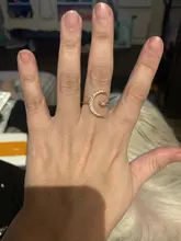 IPARAM nuevo diseño CZ estrella de circón anillo de 2020 declaración de moda oro plata encanto de Color señora chica anillo de la joyería