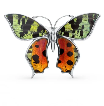 Silver brooch with enamel and butterfly wings, 6.5 cm sunlight sample 925
Silver brooch with enamel and butterfly wings, 6.5 cm sunlight sample 925