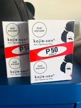 Kojie San-blanqueador de la piel, 2x65g, Ácido Kójico, glicénicos, jabones, envío gratis
