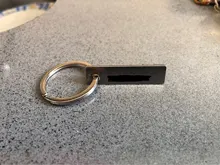 LLavero de número de teléfono grabado personalizado, colgante antipérdida, bolso de coche personalizado, joyería de moda, regalo para hombre y mujer