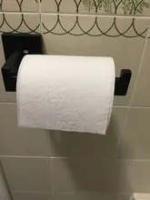 Roll-Holder Toilet-Paper Kitchen-Accessory Stainless-Steel Bathroom Black-Design Wall-Mounted