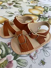 Bobora-sandalias de verano para bebé, Chico, niño y niña, zapatos de cuna de suela blanda de cuero para recién nacido