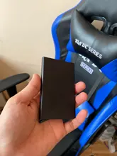 De acero inoxidable de calidad tarjeta de crédito titular hombres Slim Anti proteger viajes tarjetero ID mujeres Rfid cartera Metal caso Porte carta