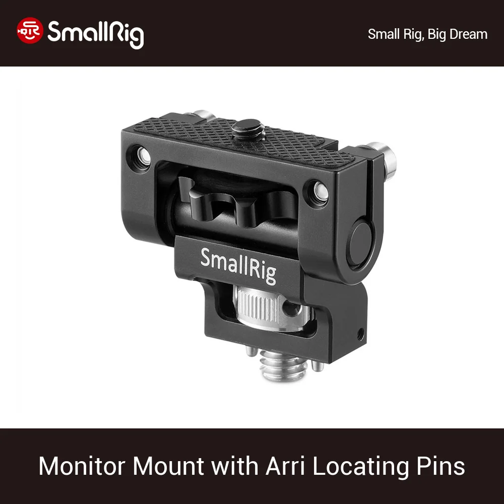 SmallRig 5"or 7" Monitor Mount With Arri Locating Pins For Universal DSLR Camera Or Handle With Arri 3/8"-16 Holes -2174
SmallRig 5"or 7" Monitor Mount With Arri Locating Pins For Universal DSLR Camera Or Handle With Arri 3/8"-16 Holes -2174