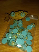 Nueva moda 40 Uds 12mm 8mm 10mm luz manzana azul colores construido en hoja de metal parte posterior plana camafeo cabujones de resina