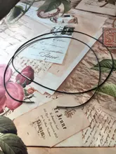 Collar de cuero negro de 1/1, 5/2mm y 3mm, cadena de encaje de cuerda con cierre rotativo de acero inoxidable, conectores de joyería DIY