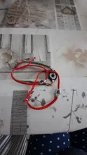 Pulsera trenzada de cordel rojo de la suerte para hombre y mujer, Simple, hecha a mano, azul turco, cuentas de ojo malvado, joyería de amistad